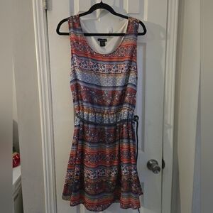 2x dress with belt